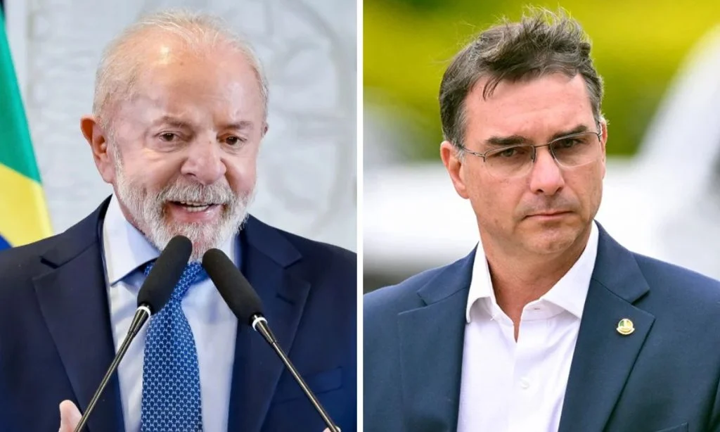 No cenário de segundo turno, presidente tem 46% e filho de Jair Bolsonaro, 44%, registrando empate técnic